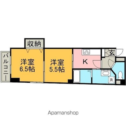 ＷＩＬＬ[2K/36.63m2]の間取図