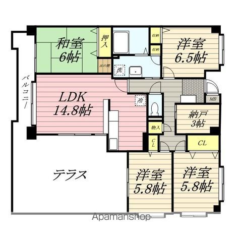 福岡市西区姪浜駅南４丁目 4階建 築28年のイメージ