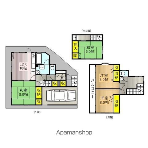 埼玉新都市交通 鉄道博物館（大成）駅 徒歩26分 2階建 築31年の間取り写真