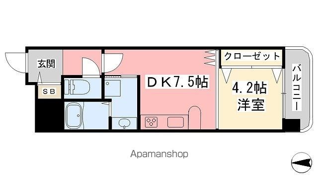 Ａｓｐｉｒａｔｉｏｎ[1R/33m2]の間取図
