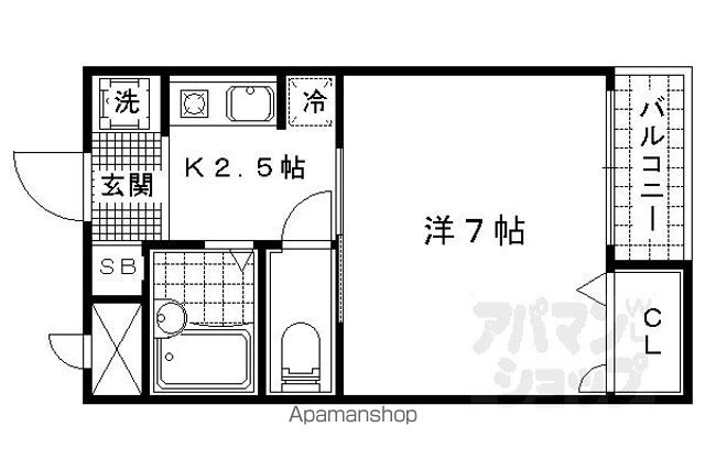 第48長栄レイク唐橋の間取り写真