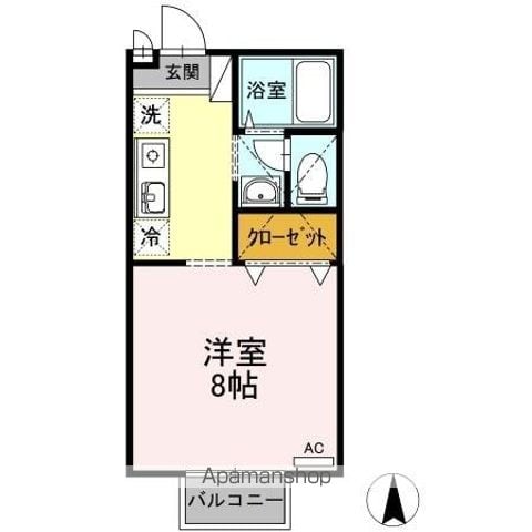 エクレール青江の間取り写真