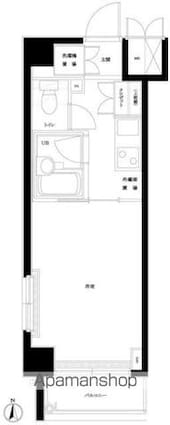 ルーブル上高井戸[1K/20.52m2]の間取図