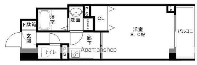 エイペックス新大阪の間取り写真
