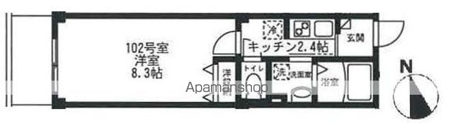 【メゾンＭＵＭＥの間取り】