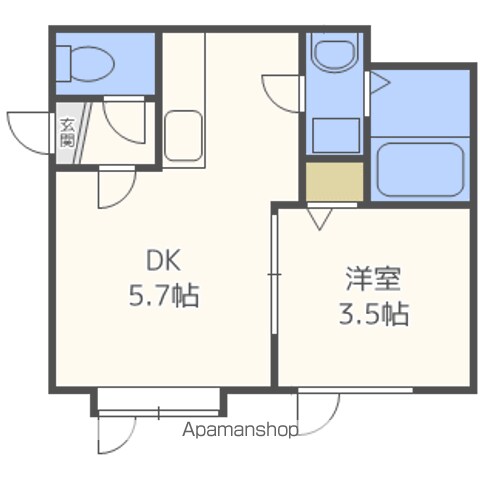 アークコート平岸32の間取り写真