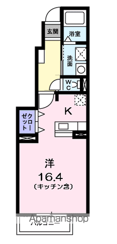 タウンコート中川の間取り写真