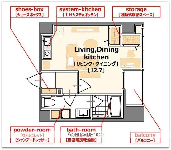 オルフェアV番館の間取り写真