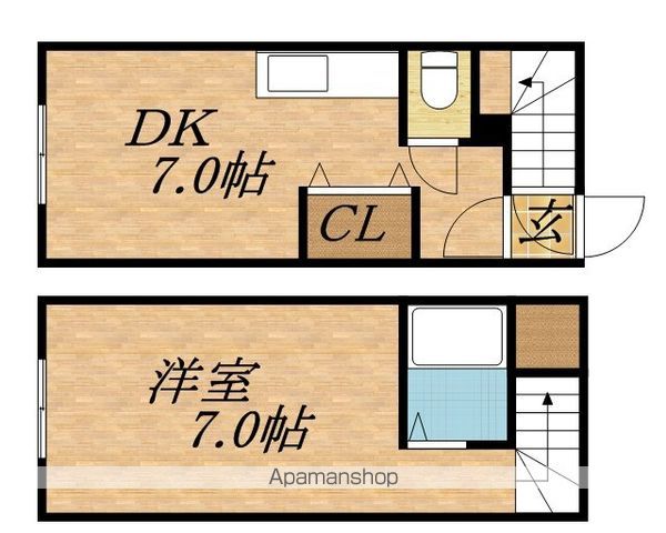 JPコート南郷Aの間取り写真