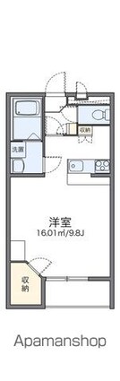レオパレスサニーヒルズ[1K/31.33m2]の間取図