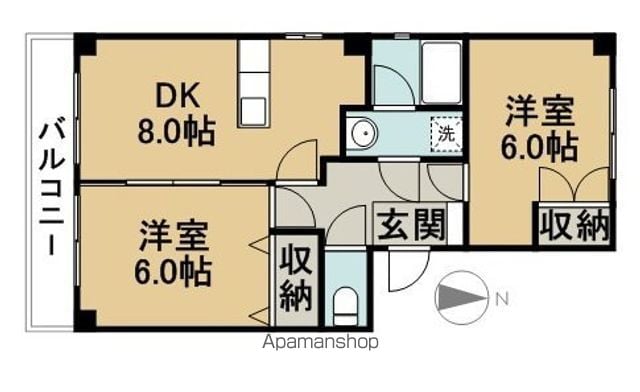グラシオンの間取り写真