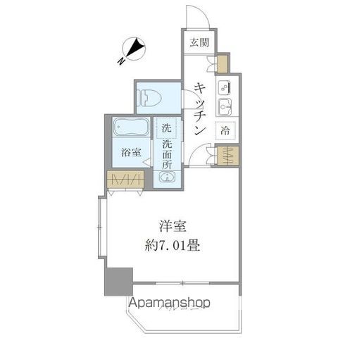 ALZA京町堀の間取り写真