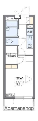 レオパレスサンセリテの間取り写真