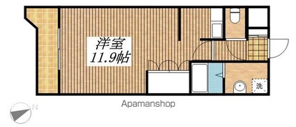 ラ・メゾン・Ｋ[1K/33.05m2]の間取図