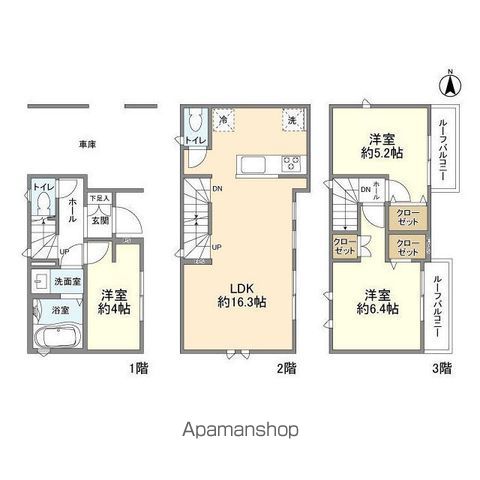 ＫＯＬＥＴ新座栗原の間取り