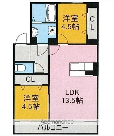 マンション須藤の間取り写真