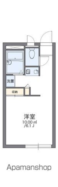 レオパレス大堀[1K/20.28m2]の間取図