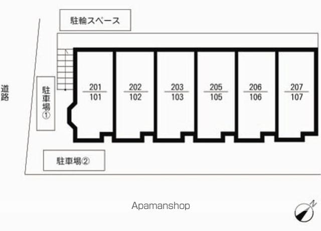 クレール国立 106 ｜ 東京都国分寺市内藤２丁目25-2（賃貸アパート1K・1階・16.00㎡） その6