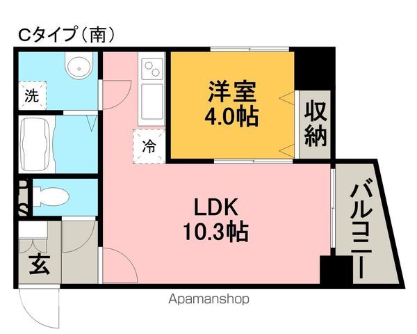 ブレイカーズ萬代の間取り写真