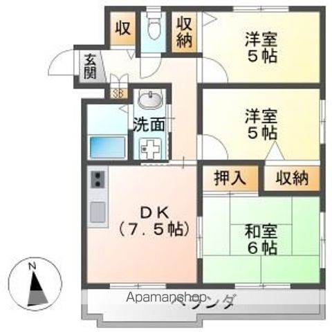 クリスタル加納の間取り