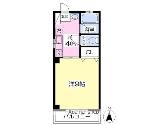 木屋町ビューハイツの間取り写真