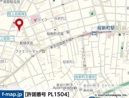 トップ桜新町第２[1R/16m2]の周辺