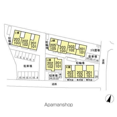 アークヒルズＬ 102 ｜ 千葉県船橋市二宮１丁目32-11（賃貸アパート1LDK・1階・43.20㎡） その24