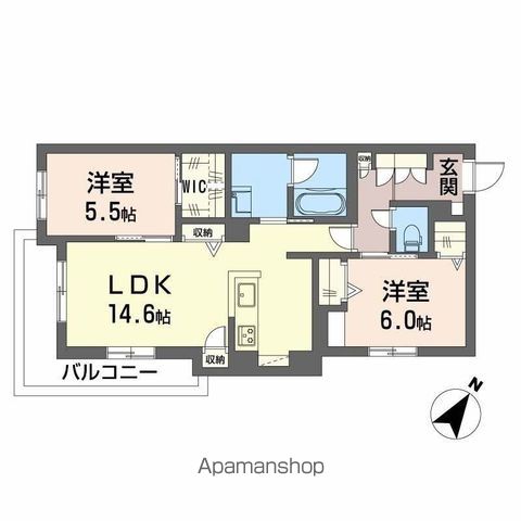 ヘミングウェイの間取り写真