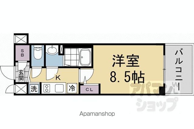 エスリード京都吉祥院ヴィーナの間取り写真