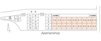 クレイドルⅤ・Ⅵ[1K/26m2]の配置図