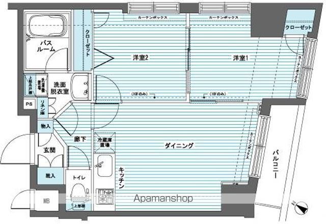 フェニックス日本橋蛎殻町弐番館の間取り写真