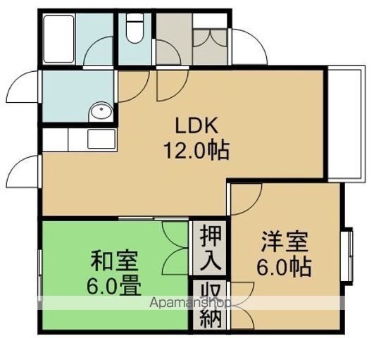 ウッディヴィレッヂA館の間取り写真