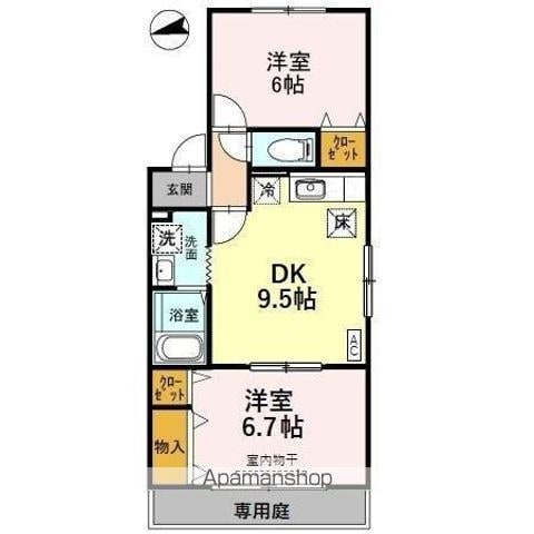サンハイム駅西の間取り写真