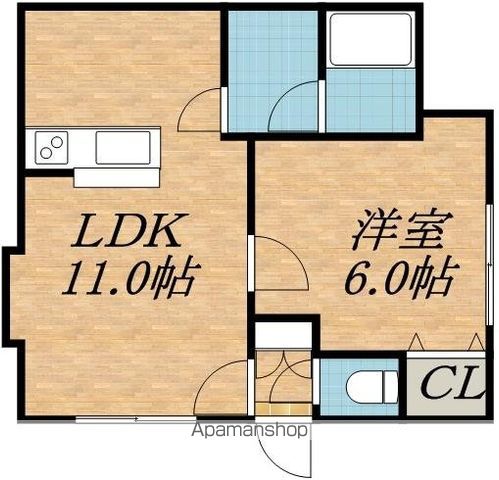 ロイヤルコート水車町の間取り写真