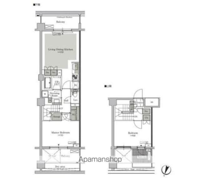 パークキューブ西ヶ原ステージ[2LDK/67.8m2]の間取図