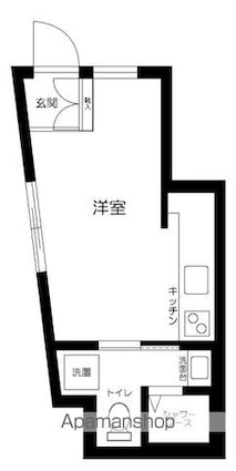東京都港区南青山４丁目[1R/16.84m2]の間取図