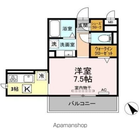 Dースクエア寄住の間取り写真