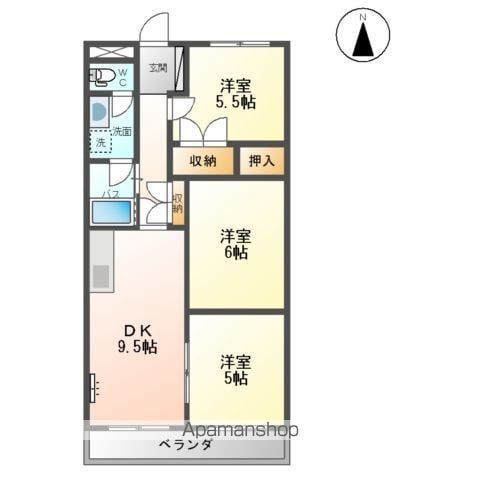 ROOMYかんのの間取り写真