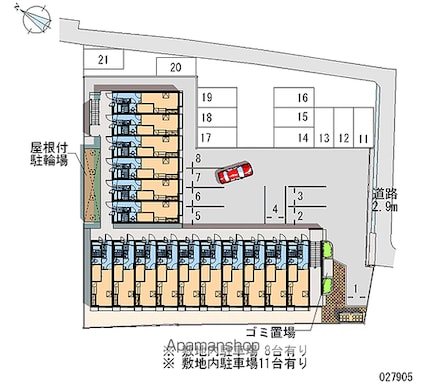 レオパレスコンフォート東野[1K/22.35m2]の共用部2