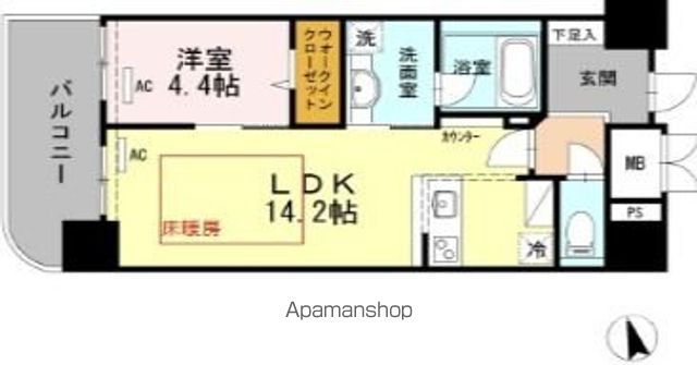 ウェルブライト博多ステーションの間取り
