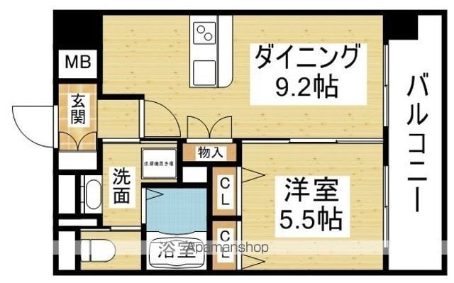 LUXE新大阪IIの間取り写真