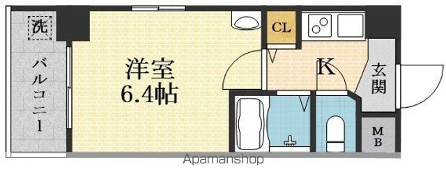 FR.IMP大阪三国の間取り写真