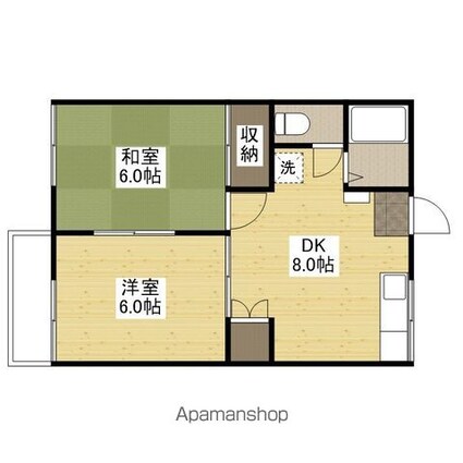 ハイツ栗栖　Ａ棟[2DK/39.74m2]のその他内装
