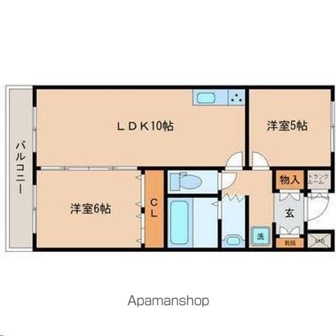 ブエナビスタ東六番丁の間取り写真
