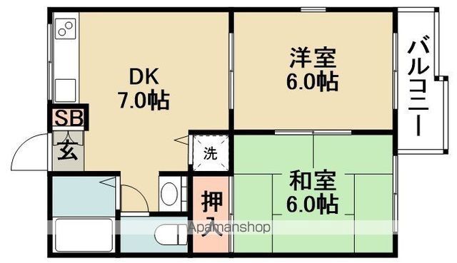 グリーンメドウの間取り写真