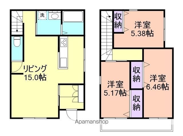 和歌山県和歌山市西浜[3LDK/76.18m2]の間取図