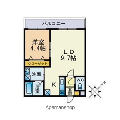 アクアトピア福住の間取り写真