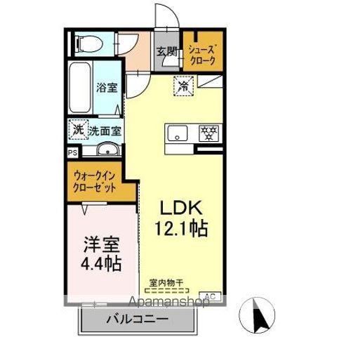 プランドール A棟の間取り写真