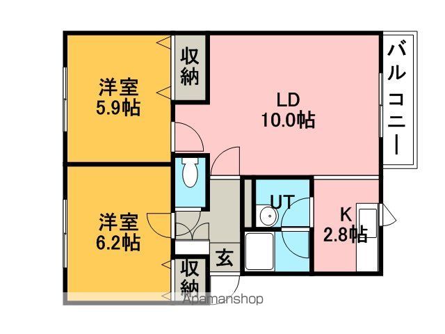 PINO弐番館の間取り写真