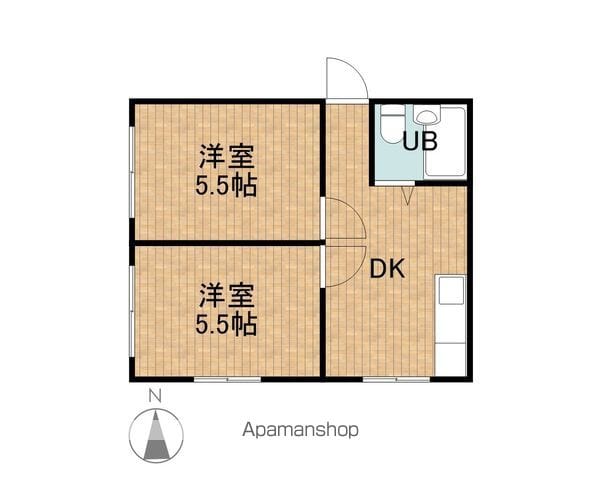 磐田市 2階建 築21年の間取り写真